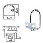 Uchwyty kablowe 66 x 66 mm typ 52, <br>komplet 5 s